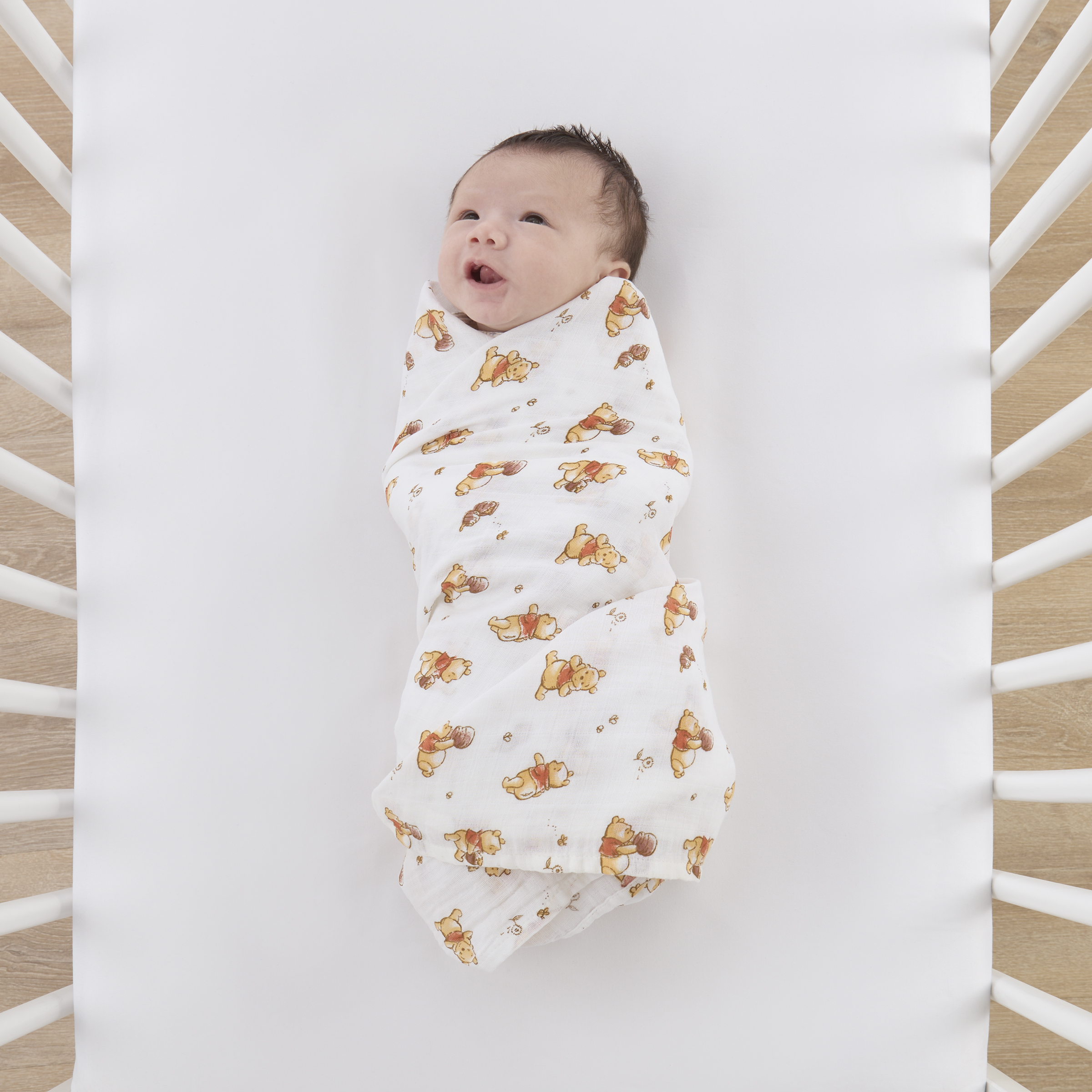 Disney Baby Winnie The Pooh Cotton Muslin Swaddle, 2-Pack photo 6