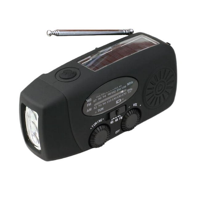 Hand Crank Radio Emergency Weather Radio Solar Hand Crank Hand-cranked Radio Cell Phone Charger Radio