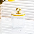 thumbnail image 3 of Airtight Plastic Storage Jars with Lids, Clear Kitchen Pantry Containers for Snacks/Candy/Cotton Balls, Stackable Food-Grade Jars, 3 of 6