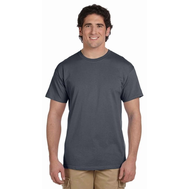 Camiseta Gildan Dark Heather talla M con tecnología de secado rápido