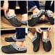 thumbnail image 3 of GOOHOCHY 1 par de pantuflas cálidas y esponjosas de invierno para hombre (negras), 3 of 8