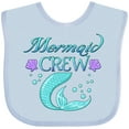 thumbnail image 3 of Inktastic Mermaid Crew Boys or Girls Baby Bib, 3 of 4