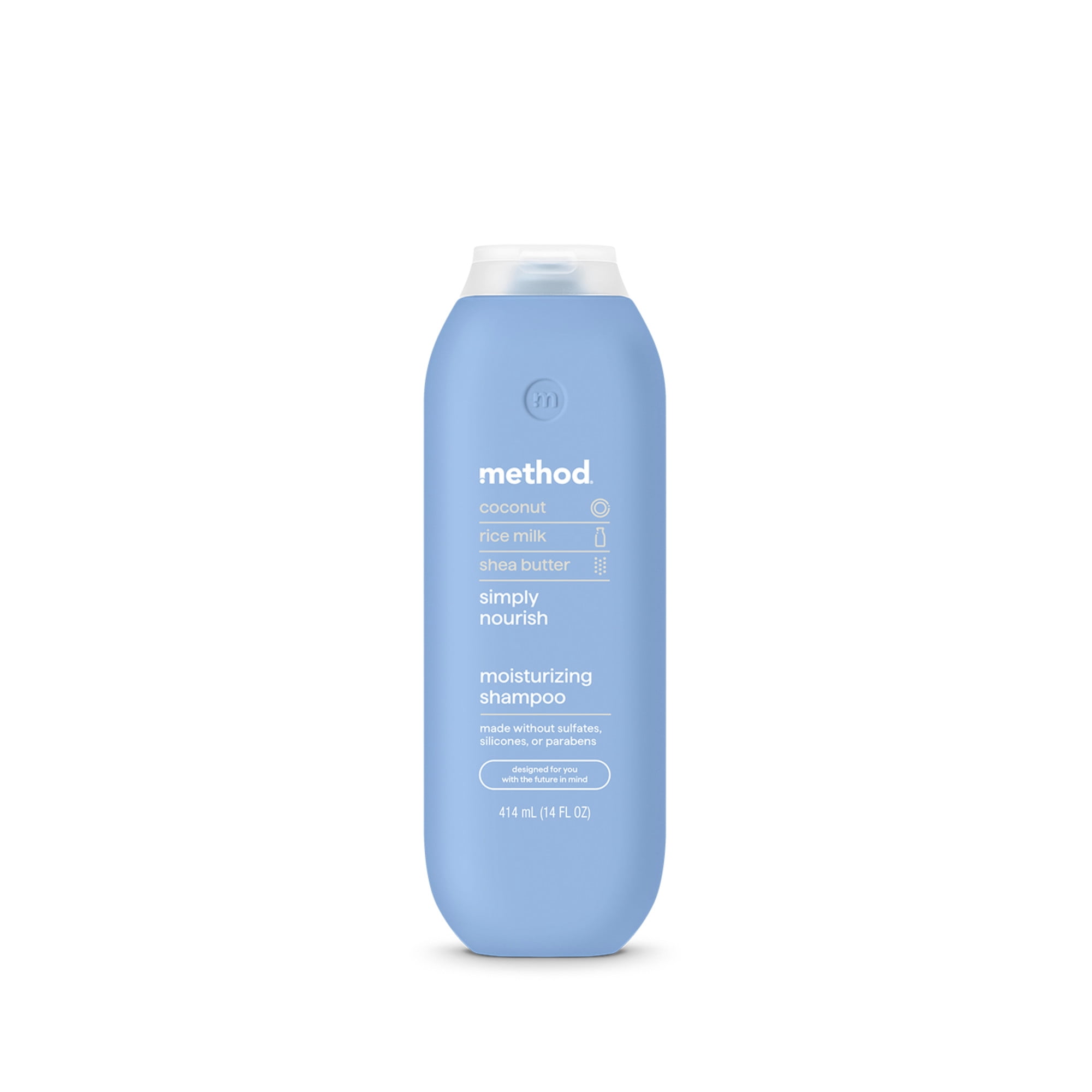 Method Moisturizing Shampoo, Simply Nourish - Hydrates and Revives Dry Hair, Safe for Color-Treated Hair – Sulfate Free and Cruelty Free - 14 oz