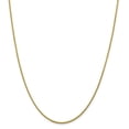 thumbnail image 1 of Leslie's Real 10kt Yellow Gold 1.5mm Diamond Cut Wheat Chain; 20 inch; Lobster Clasp; for Adults and Teens; for Women and Men, 1 of 5