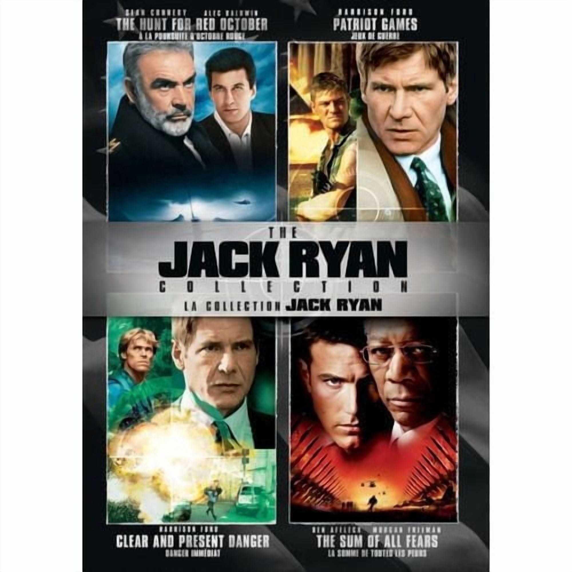 The Jack Ryan Collection: Patriot Games / Clear And Present Danger / The Hunt For Red October / The Sum Of All Fears (Bilingual)