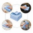 thumbnail image 5 of 24 Pack Microfiber Glass Cleaning Cloth Polishing Cloths Glass Cleaning Towel Lint Free Cloth for Cleaning Windows, Glasses, Mirrors, Windshields, Stainless Steel 25x25cm, 5 of 6