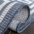 thumbnail image 5 of SAFAVIEH Martha Stewart Sini Indoor Bordered Indoor/Outdoor Runner Rug, Grey/Cream, 2' x 7', 5 of 8