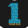 thumbnail image 4 of Inktastic First Birthday-1 Year Old Boys or Girls Baby Bib, 4 of 4