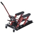 thumbnail image 4 of Flylapdo Motorcycle Lift Table Motorbike Jack with Wheels Foot-Operated Hoist Stand 1500Lbs Capacity Motorcycle Jack Stand for ATV Motorcycle UTV Powersports relaxing, 4 of 7