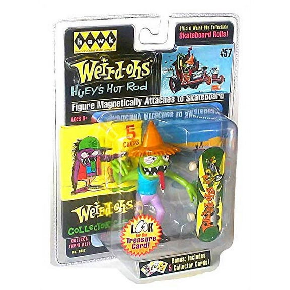 Weird-Ohs Carded Figure With 5 Collector Cards #57 Huey`s Hut Rod