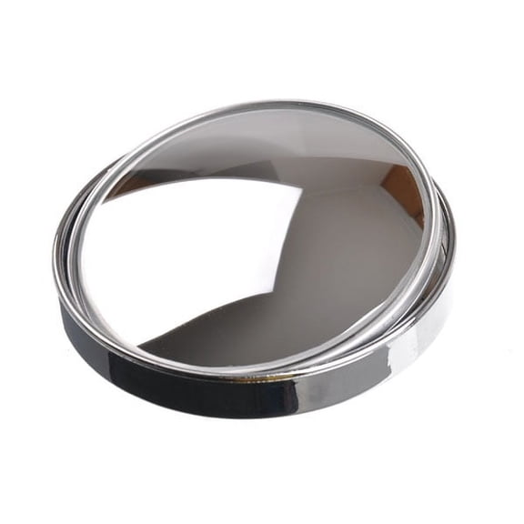 Sipeihong Stick-on Convex Blind Spot Mirror - Adjustable Wide Angle (75mm, Silver)