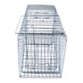 thumbnail image 1 of Jaula De Metal Para Gatos, Jaula Para Mascotas Que Ahorra Espacio, Portátil, Fácil De Almacenar, Plegable, Duradera, Alambre De Acero Dulce Para Interiores Para Gatos Medianos, 1 of 7