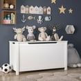 thumbnail image 2 of Jopath Toy Storage Chest,Kids Toy Box Chest Storage with Lids for Nursery Room, Playroom,Closet,Home,31.5'' x 13'' x 16.7'',White, 2 of 7