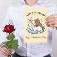thumbnail image 5 of Tarjeta de San Valentín TQDaiker para Amantes de los Gatos con Sobre, 5 of 5