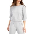 thumbnail image 1 of INC Heather Belle Sudadera para mujer, gris, pequeña, 1 of 2
