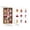 B-9PCS, variant on 2026 Christmas Home Party Decoration Santa Claus Snowman Glass Pendant Christmas Tree Decoration Scene Arrangement Christmas Celebration Party Supplies