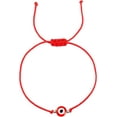 thumbnail image 3 of Evil Eye Bracelet Pack Set of 4 Anklet Black Red String Lucky Protection Handmade Adjustable Bracelets for Women Men, 3 of 9