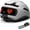 Gray, variant on Gelrova Adult Bicycle Helmet with LED Light, Purple