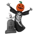 thumbnail image 1 of YINGQING Decorations Inflatable 8FT Pumpkin Yard Party Desktop Ornament Scary Decoration Prop, 1 of 5