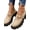 White, variant on Women's Polka Dot Mary Janes, Chunky Platform Low Heel Shoes, Vintage Buckle Casual Dress Shoes, Comfortable Summer Shoe