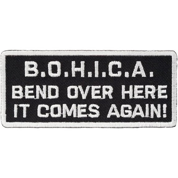 B.O.H.I.C.A. Bend Over Patch, Funny Sayings Patches