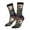2 Black-1, variant on Boho Owl Print Adult Socks for Men & Women,Calf Socks, Ankle Socks,Boots Socks,Breathable Casual Sock,Unisex Crew Socks