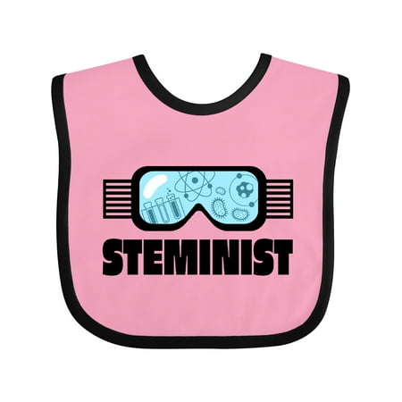 

Inktastic Steminist Women in Science Goggles Gift Baby Boy or Baby Girl Bib