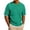 Green, variant on Men's Mini Waffle Knit Crew Neck T-Shirt Textured Cotton Tee Breathable Top Mens T Shirts Short Sleeve Lightweight
