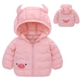thumbnail image 2 of FDDMis Kids Raincoats Waterproof with Hood Baby Girl Coats 18-24 Months 3t Girls Jacket Christmas Shirt Toddler Boy Newborn Baby Clothes Christmas, Pink 3-4 Years, 2 of 4