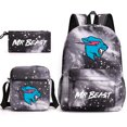 thumbnail image 1 of Mr Beast Lightning Pet Backpack Three-piece, Backpack Student School Bag-Youyoupin, 1 of 4