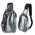 thumbnail image 3 of Bolsa de Transparente, Mochila de Hombro Transparente Impermeable DE PVC DE PVC APROBADA POR EL ESTADIO PARA ESTADIO, 3 of 7