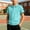 Mint Green, variant on Unisex Solid Color Short Sleeve Polo Shirt with Contrast Trim, Comfortable Shirt for Boys & Girls, School & Daily Activities, 3-12 Years Orange 5-6 Years