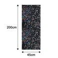 thumbnail image 5 of Joernso 3D Black Rainbow Window Blackout Film Privacy Protection Sun Blocking Window Tint Blind Reusable Home Office Bathroom Glass Covering Cling, 5 of 7