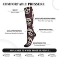 thumbnail image 2 of Pofeuu funny Skull star Print Compression Socks for Women & Men Circulation - Best Support for Nurses,Running,Athletic,Sports, 2 of 7