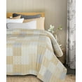 thumbnail image 4 of HomeRoots 516522 Cream Knitted Cotton Geometric Reversable Throw, 4 of 5