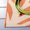 thumbnail image 2 of SAFAVIEH Courtyard Tecon Corals Indoor/Outdoor Area Rug, Terracotta/Beige, 8' x 10', 2 of 3