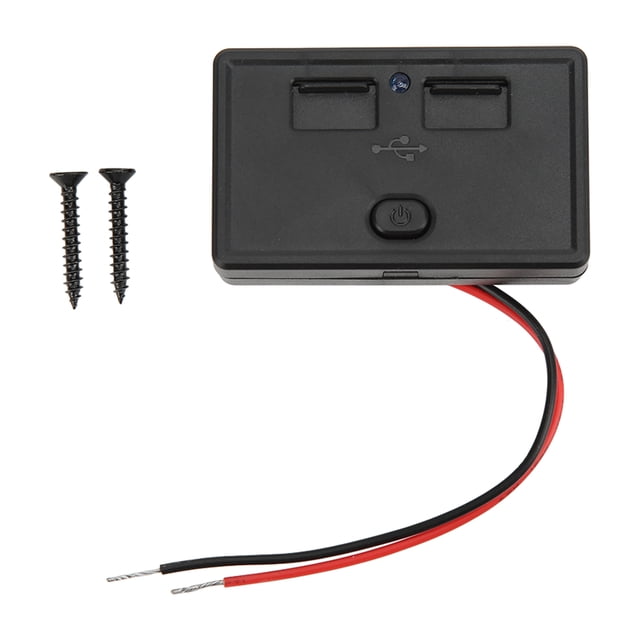Enchufe de cargador de coche USB Dual impermeable 4.8A toma de corriente de carga de teléfono móvil automotriz para RV barco marino ATV