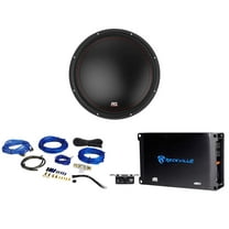 MTX 3512-02 12" 500 Watt SVC Car Audio Subwoofer Sub Mono Amplifier Amp Kit