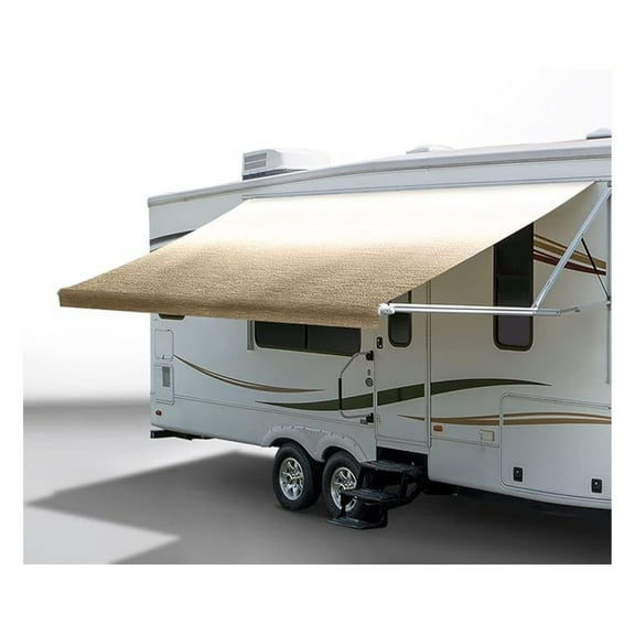RV Awning Fabric Replacement - 8-22ft Width - Premium Vinyl - UV & Weather Resistant - Multiple Colors - Easy Install