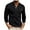 Black, variant on Black_Friday Mens Shirts Under $10.00 Adult Fayshow0 Men Fashion Casual Solid Button V-Neck Long Sleeve with Blouses & Shirts,Black M