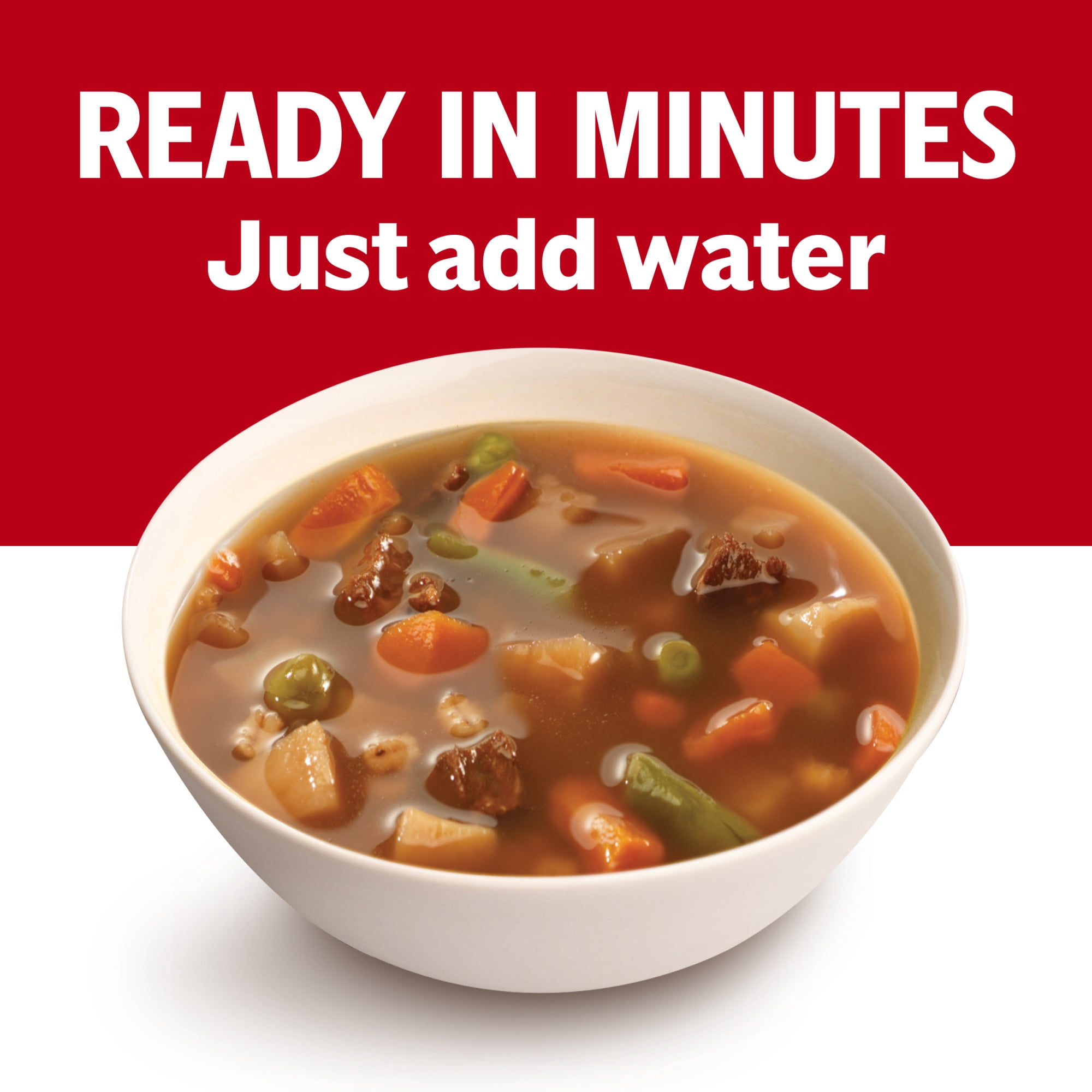 (12 pack) Campbell's Condensed Vegetable Beef Soup, 10.5 oz Can