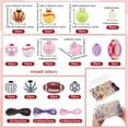 thumbnail image 2 of DIY Sports Balls Acrylic Beads Bracelets Making Kits Mixed Color Beads: 8~18.5x8~11x8~12mm Hole: 1.2~3.5mm, 2 of 5