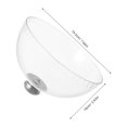 thumbnail image 4 of 1 tapa de bandeja de plástico transparente para alimentos (blanca), 4 of 7