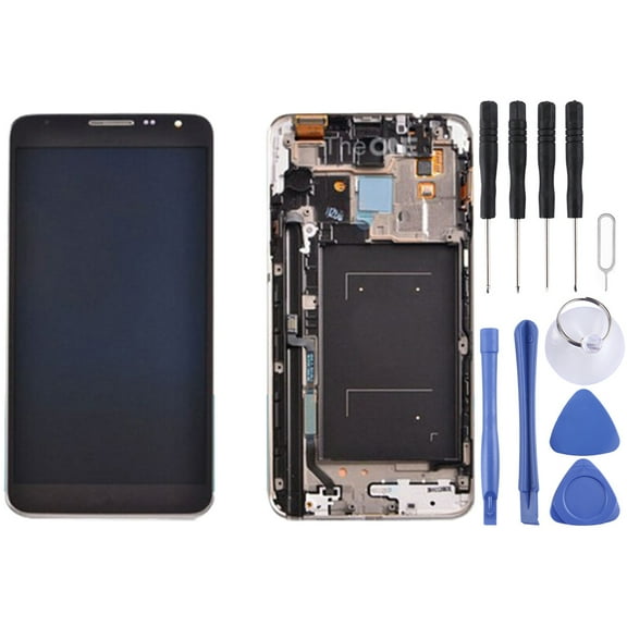 Cellphone Spare Parts Original LCD Display Touch Panel with Frame for Galaxy Note 3 Neo / N7505