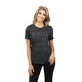 thumbnail image 2 of Always Speak Your Truth Women's Fashion Relaxed T-Shirt Tee Charcoal Grey Medium, 2 of 5