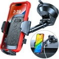 thumbnail image 1 of WWS-Phone Holders for Your Car [Powerful Suction] [Rally Racing-Grade Stability] 2024 Upgrade Universal Car Phone Holder Mount Dashboard Windshield Vent Phone Mount for Car for iPhone, 1 of 4