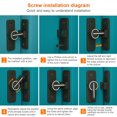 thumbnail image 4 of Puerta La Volteo Patch Barn Luminoso 90 Grados Barro Baño Lock, 4 of 9