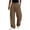 Light Brown #091, variant on Men's Baggy Sweatpants Fleece Wide Leg Lounge Sweat Pants Drawstring Waist Jogging Pants with Pockets, M