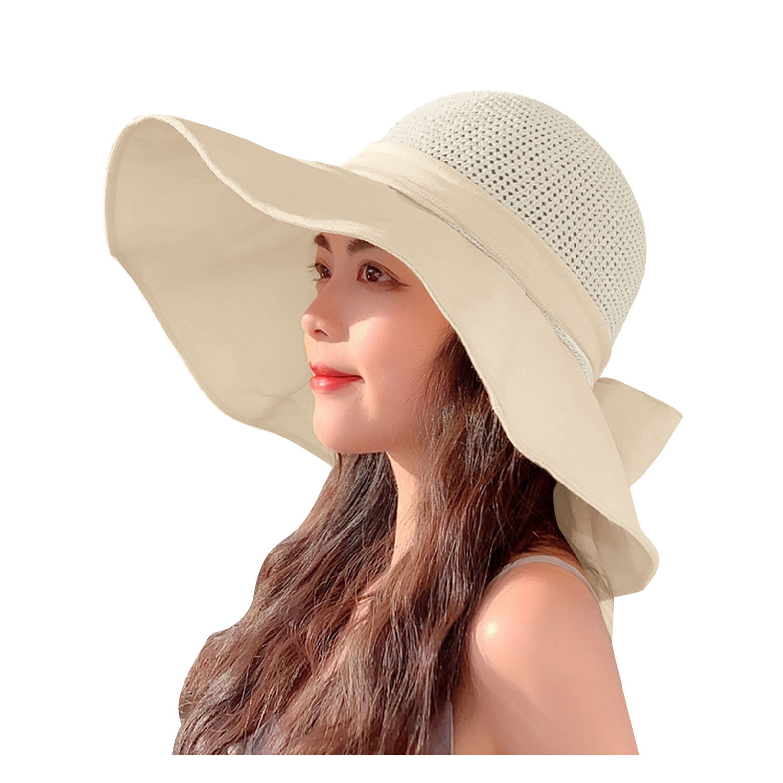 Konfa Sun Hat Women's Wide-Brim Sun 
