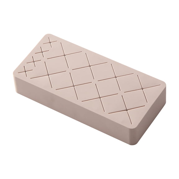 LBGAJGS Lipstick Cosmetic Organizer, Silicone Holder for Brush and Makeup Pencil, 8 Space Display Case